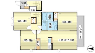 ブールドーグ　フランセの物件間取画像